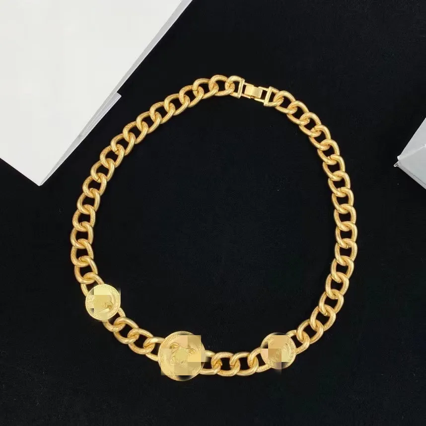Collier tour de cou doré 18 carats Bracelet Lion collier classique marque bijoux créateur fête cadeau de mariage