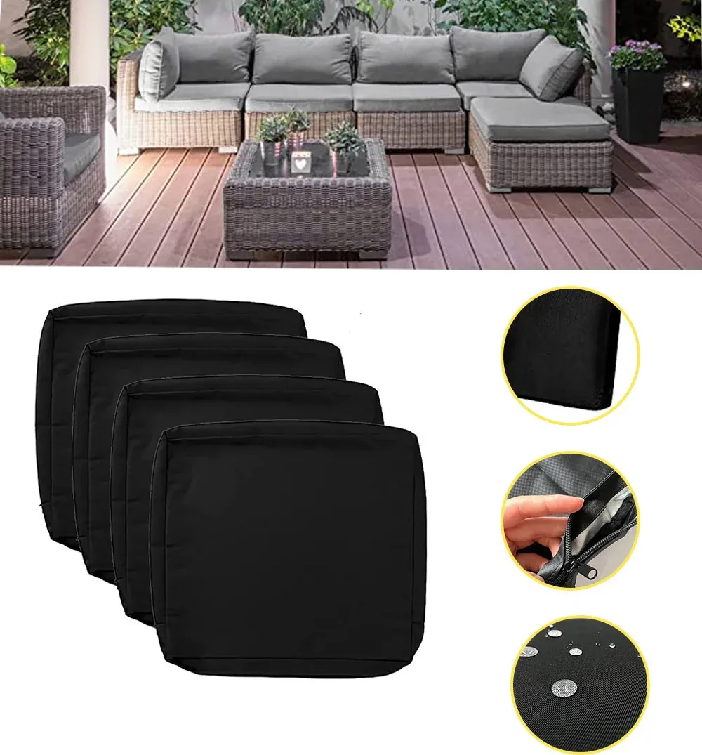 Waterproof Outdoor Sofa Cushions Replacements Cover With Zipper Garden Outdoor Replacement For Chair Seat Couch 1 Set 231110 From Kong08 33 DHgate.Com