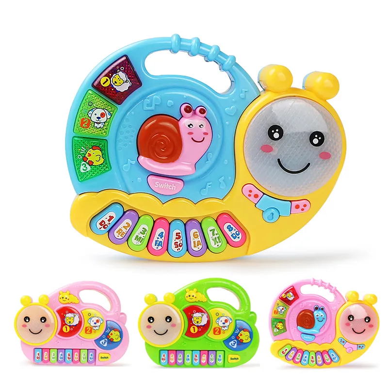 Drums Percussion 2 Types Baby Music Keyboard Piano Drum with Animal Sounds Songs Early Educational for Kids Musical Instrument Toys 230410