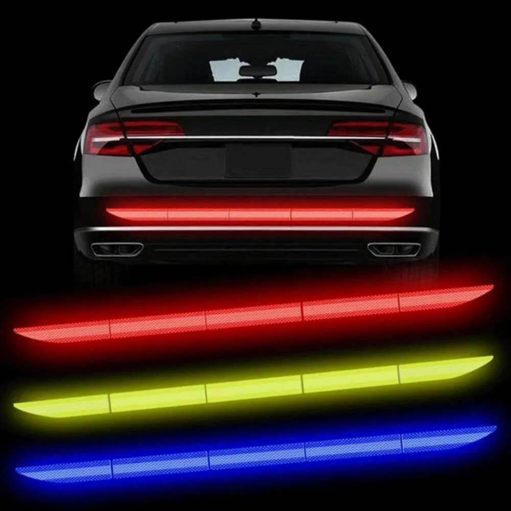 New Car Sticker Reflective Warning Safety Tape Anti collision warning reflective sticker for automobile trunk