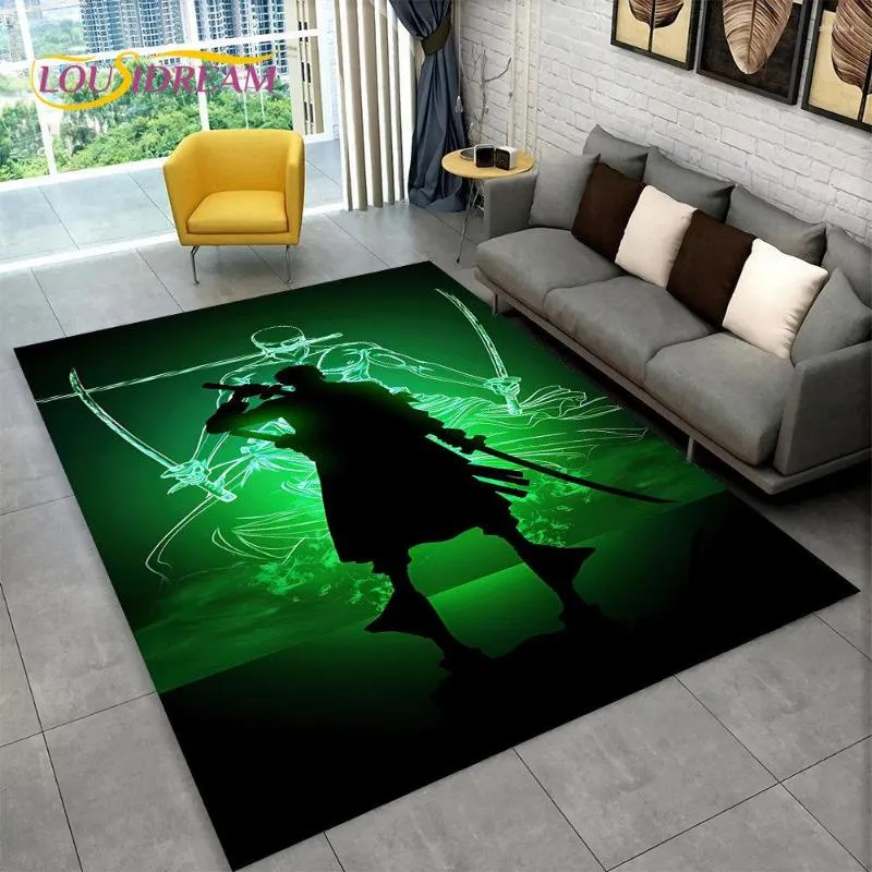 Teppiche Japanischer Anime One P-Piece Area Rug Großer Teppich Für Wohnzimmer Schlafzimmer Sofa Fußmatte Küche Dekor Kind Rutschfeste Bodenmatte