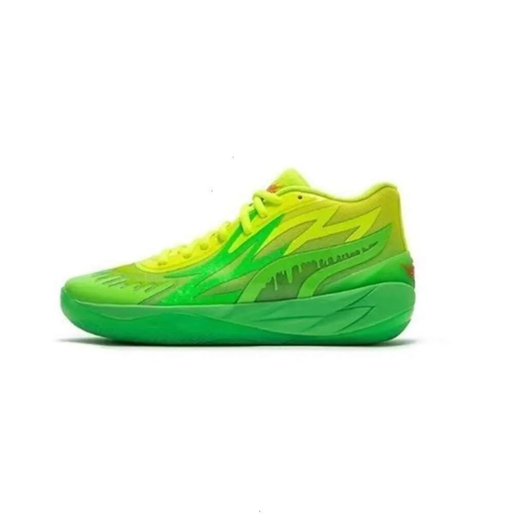 Lamelo Sports Shoes With Shoe Box Mb1 Morty 2 Nickelodeon Slime Running Lamelo Sports Shoes With Shoe Box Mb1 Morty 2 Nickelodeon Slime Running