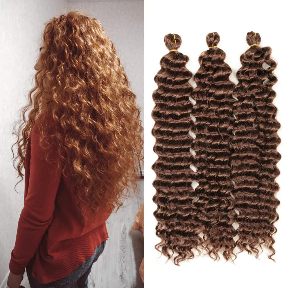 Deep Wave Crochet Hair Curly Hair Extensions Gogo Curl Crochet Hair Curly  Bundle Crochet Hair Styles Synthetic Hair Curly Braided Hair Crochet Hair  Braids Extension Braids Hair