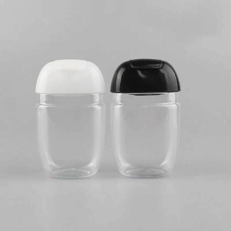 30 ml Hand Sanitizer Bottle Pet Plastic Half Round Flip Cap Bottle Children's Carry Desinfectant Hand Sanitizer Bottle Rdmge