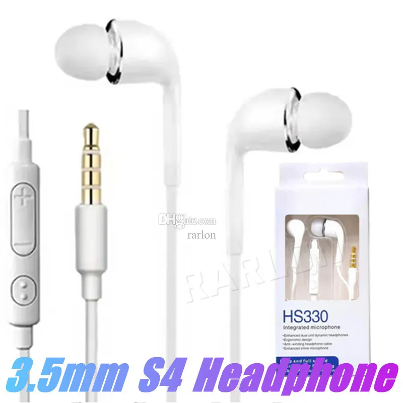 Wholesale 3.5mm Colorful In-Ear Earphones J5 Headphones with Volume control and MIC Headset Earbuds For Galaxy S4 S5 S6 Note 5 With Retail Package