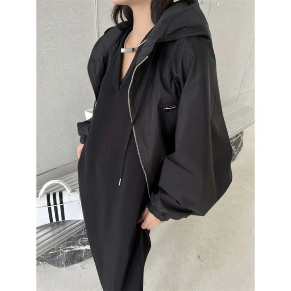 Phome 23 Autumn/Winter New Trendy Cool Fashion Triangle Iron Label Loose Slim Shorts Trench Jacket Coat