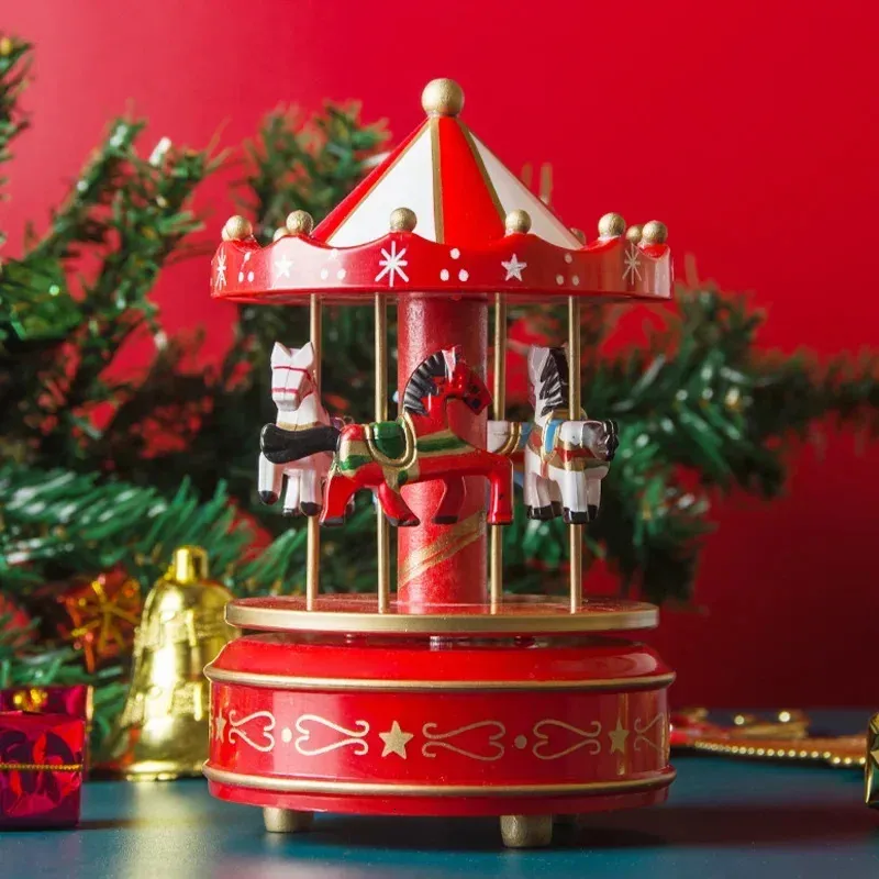 レトロ な クリスマス　飾り holiday carousel レトロ な クリスマス 飾り holiday carousel