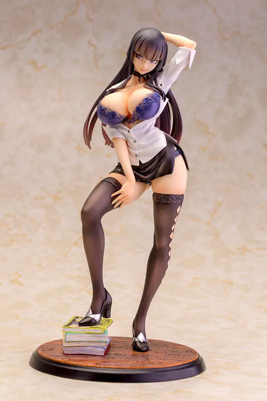 Gun Toys 26cm Skytube Alphamax Ayame illustration by Ban 1/6 Japanese Anime Sexy girl PVC Action Figure Adult Collection Model T