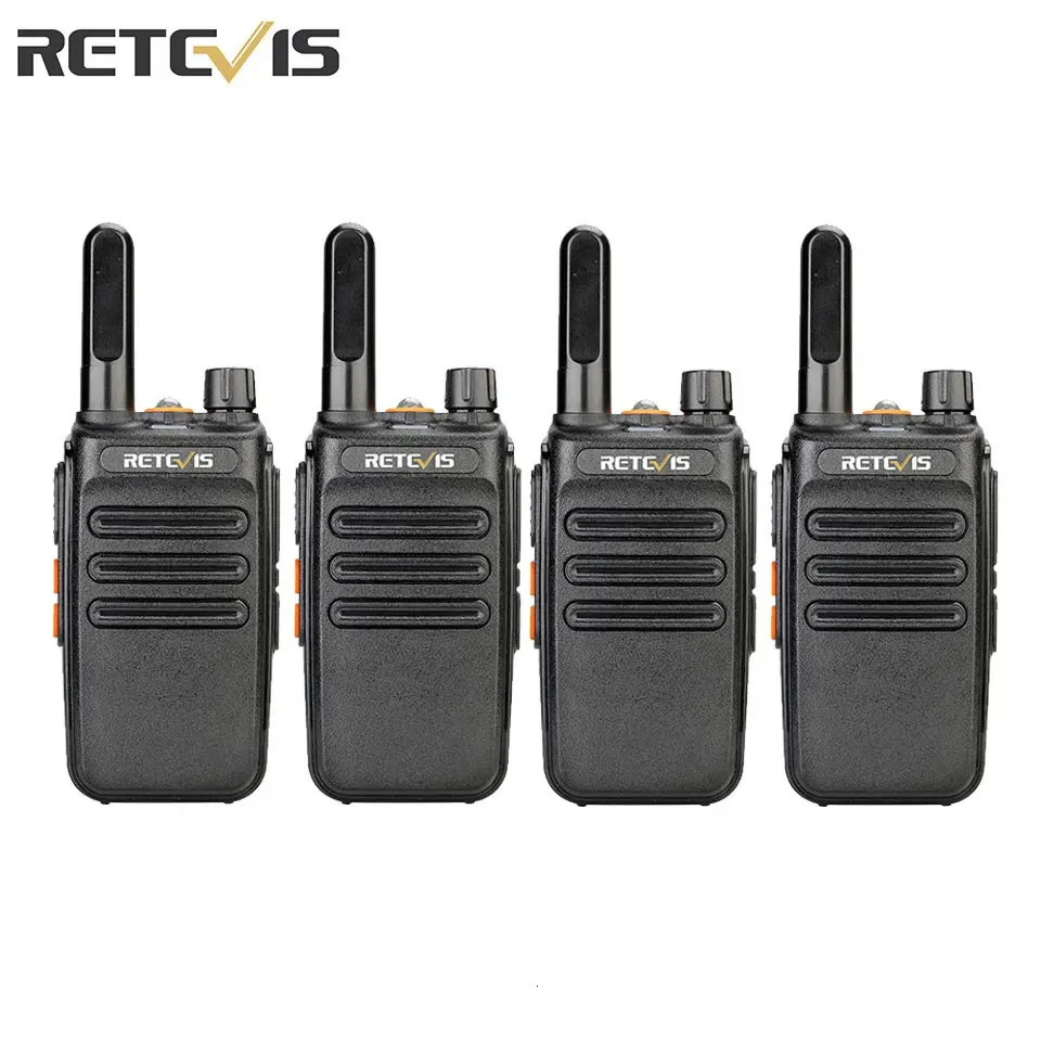 Другие спортивные товары RETEVIS Walkie Talkie 4 шт. Портативные рации RB635 RB35 FRS PMR Двухсторонняя радиостанция с зарядкой через USB для охоты в ресторане 231110