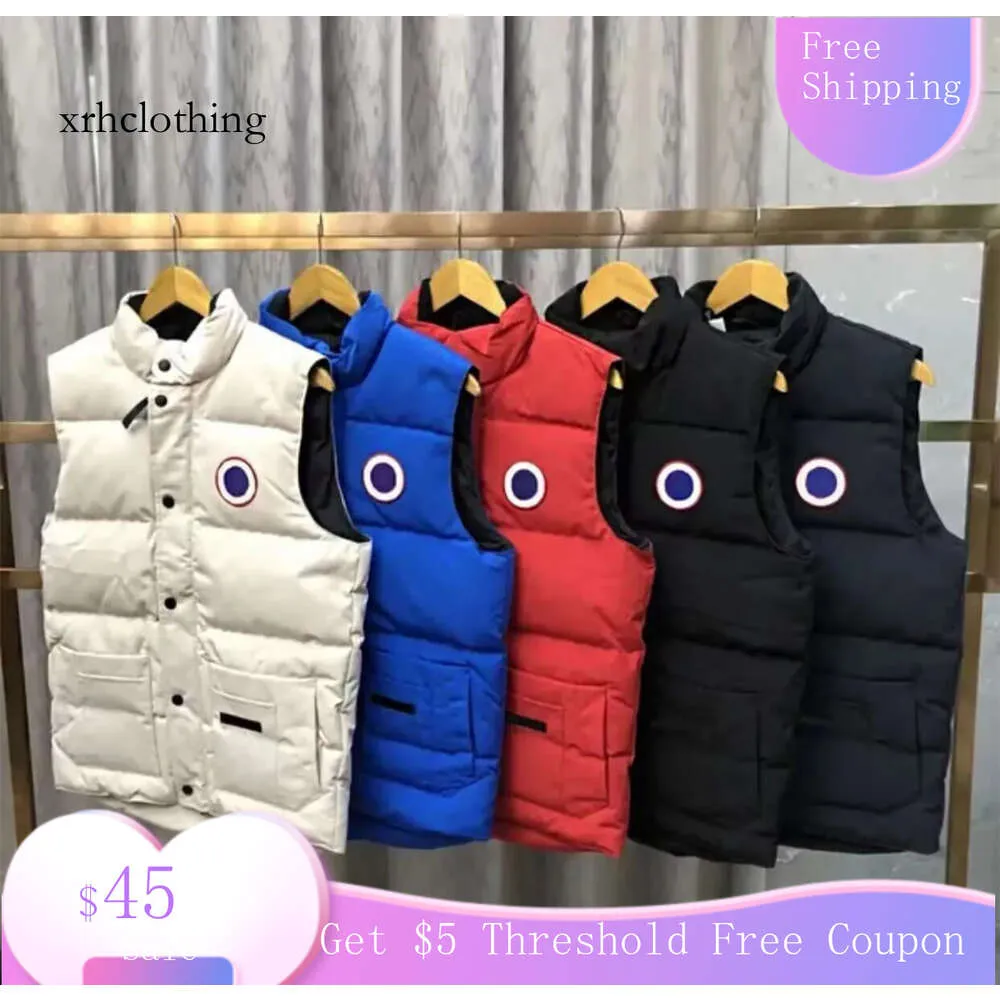 Designer Down CG Gilets Cg Bodywarmer Hiver Chaud Canadien Causal Body Warmer Gilet Ruff Hommes Gilet D'hiver Gilet Goosing Manteau Extérieur