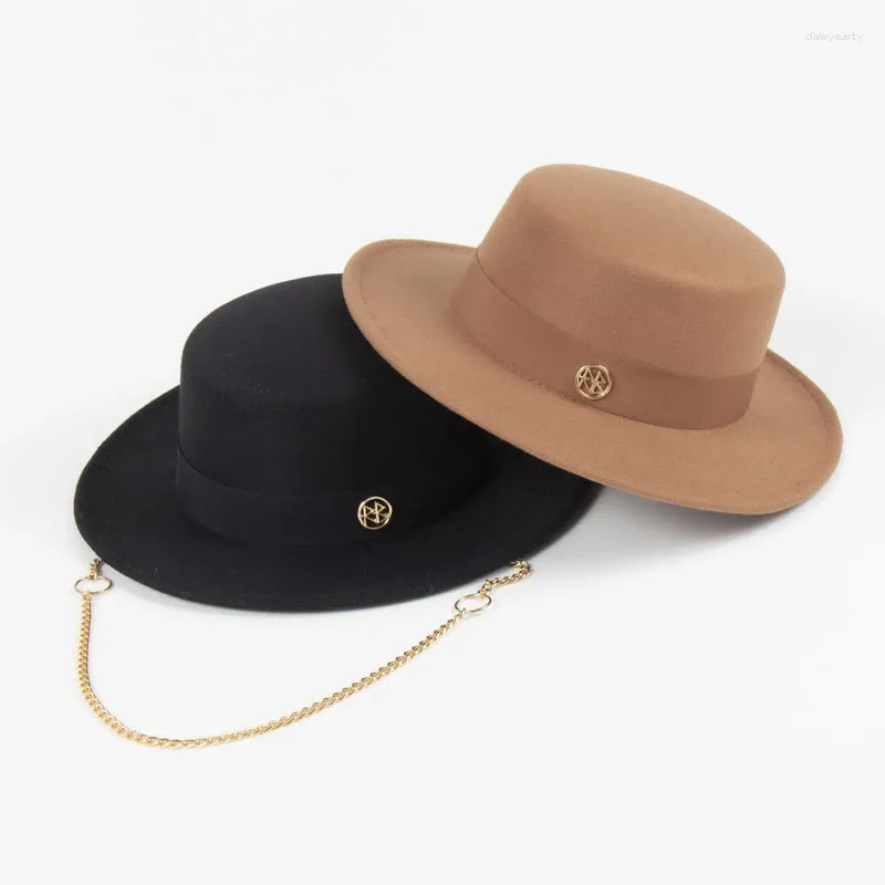 Beret Fashion Fedoras Women's Hats Letterluxury Desige Dome Cain Style HEBGEAR Beach Vintage Wedding Elegancki Panama