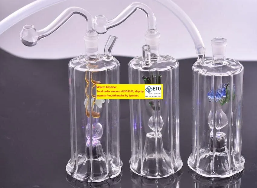 10 Mm Hembra Mini LED Glass Dab Oil Rig Tubos De Agua 5 Pulgadas ...