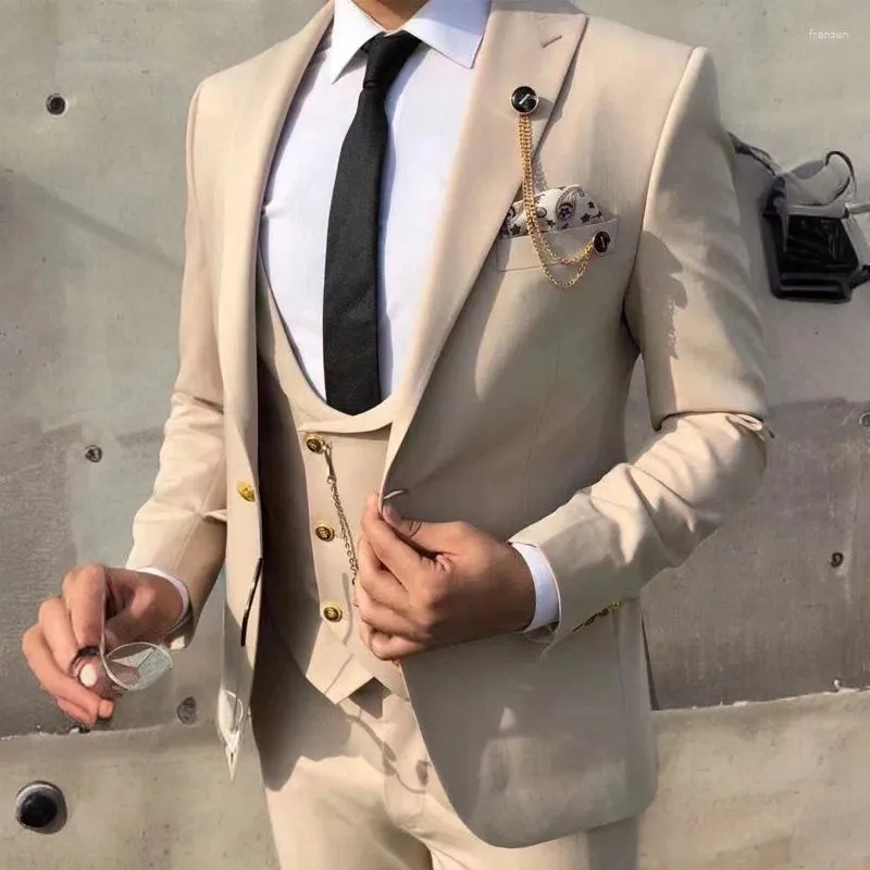 Buy Men Suits Gray 3 Piece Slim Fit One Button Wedding Groom Party Wear  Coat Pant, Gray Suit for Men, Gray Slim Fit Italian Suit Online in India -  Etsy
