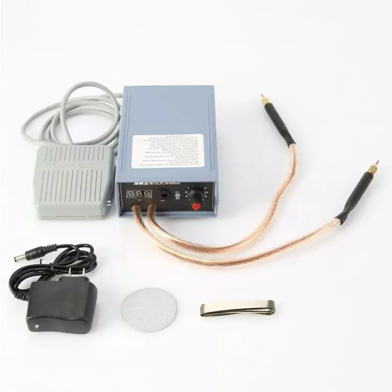 Spotwelder kit portátil ajustável 5000w 18650 bateria máquina de solda para solda ponto soldador ferramenta iwoit