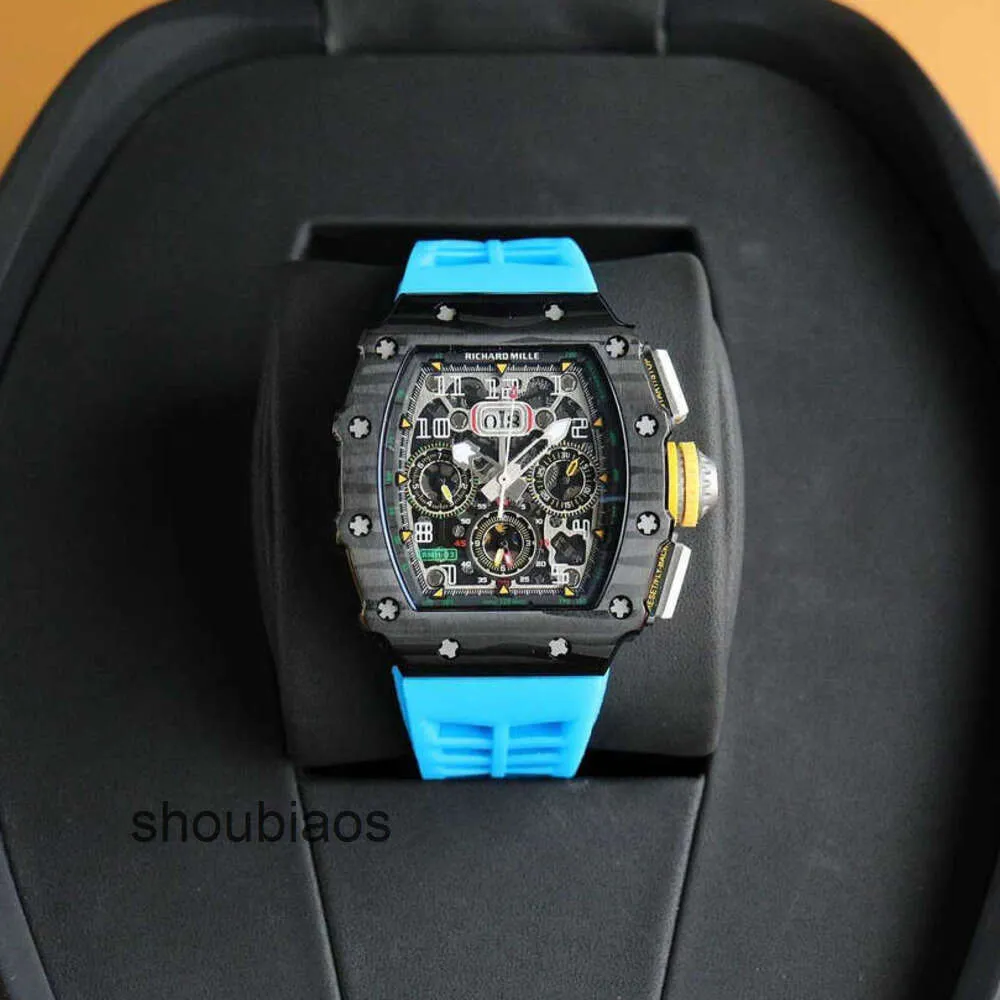 기계식 스타일 환상적인 패션 R I C H A R D Luxury Super Men 's Male Wrist Watches Watches RM11-03 디자이너 고급 흑인 베젤을위한 방수 D0KR