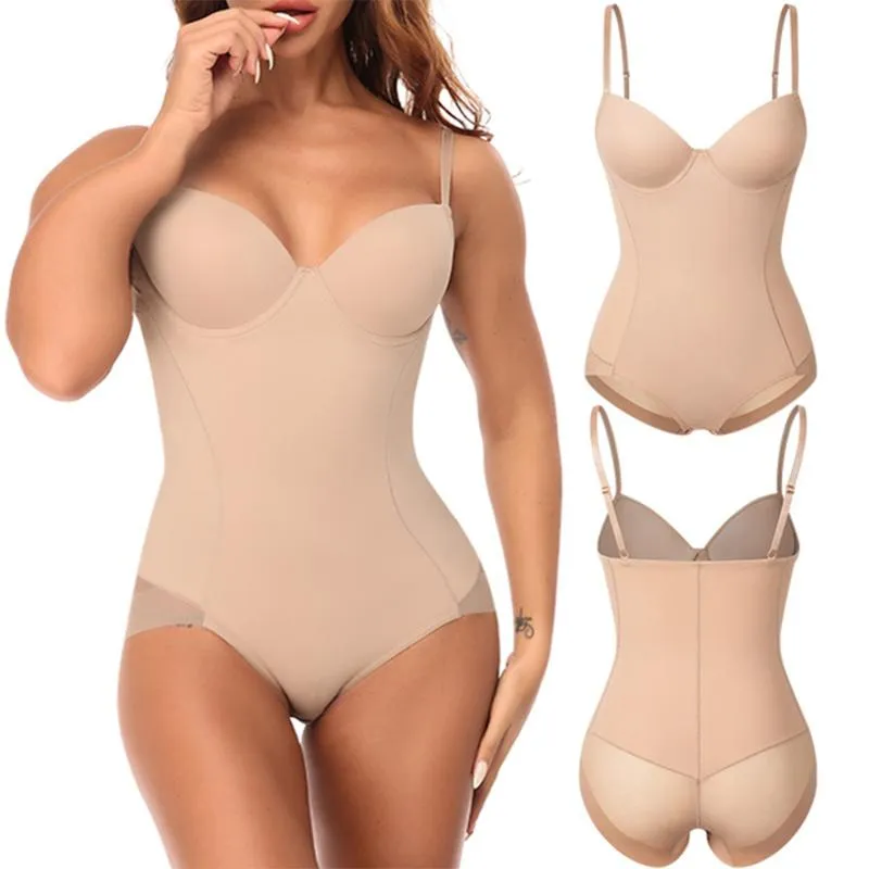 Intimo modellante da donna Body modellante Vita trainer Canotta Slim modellante per tutto il corpo Reggiseno incorporato Canotta Top Controllo della pancia Intimo dimagrante