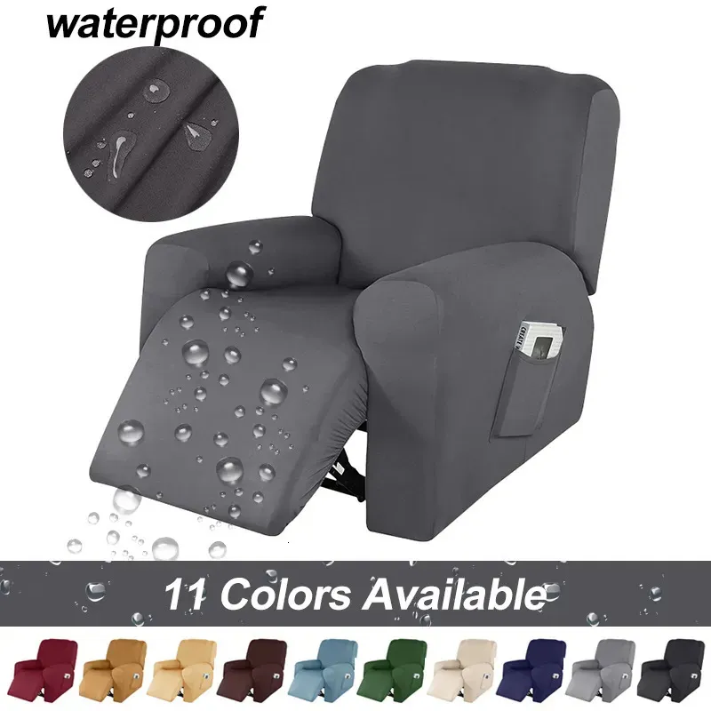 Stoelhoezen Waterdichte Fauteuil Stoelhoes Lazy Boy Fauteuil Bankhoezen Hoge Stretch Hoes 1-zitsbankhoes Voor Woonkamer Thuis 231110