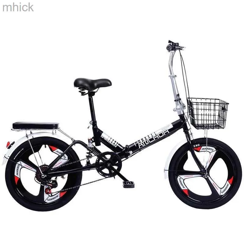 Pedais de bicicleta de 20 polegadas Instalação grátis Bicicleta dobrável Bicicleta feminina Ultralight Bike Portable Variável Variável Variável Cidade Ciclismo MTB Viagem 3M411