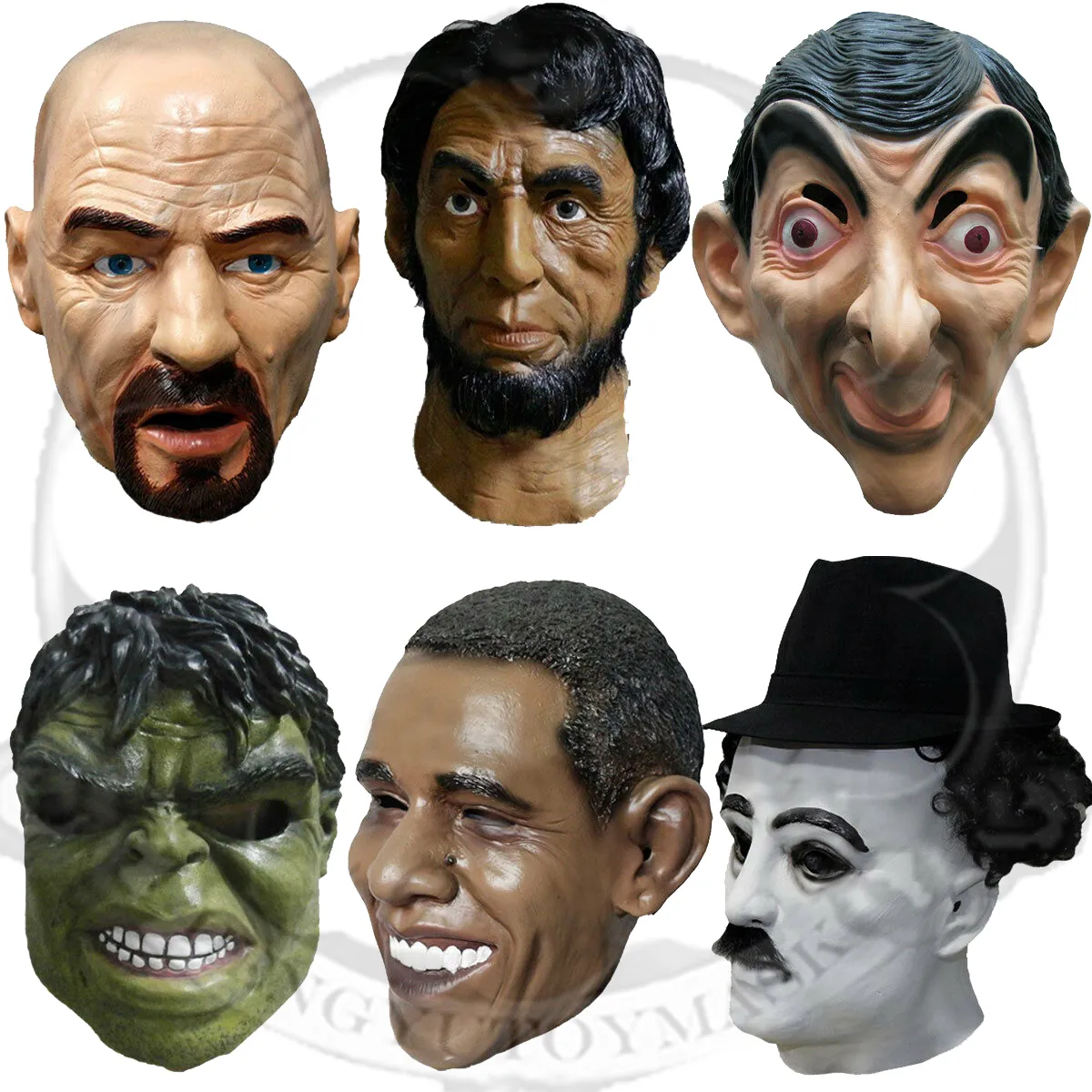 Masques de fête Réalistes Adultes Visage Humain Célébrité Latex Masque Film Personnage Comédiens Présentateurs TV Costume Halloween Cosplay Props 230411