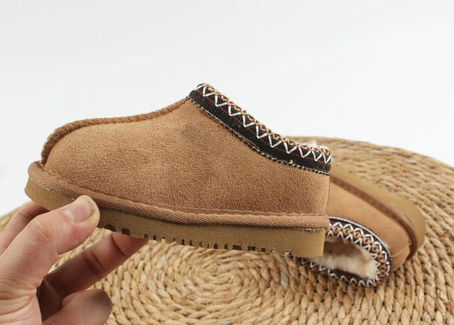 Womens Shearling Mules: Chestnut Fur Slides, Classic Ultra Mini