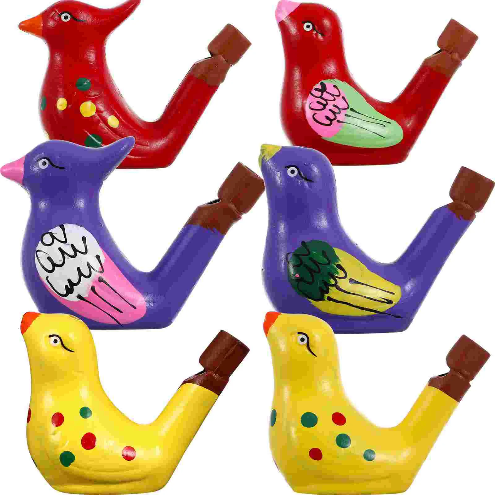 Noise Maker Ceramic Water Whistles Bath Gifts Kids Bird Makers Party Favors Toy s 230411