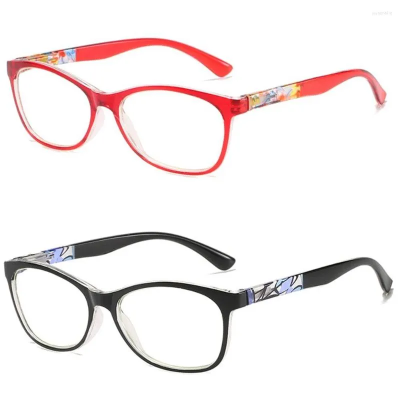 Okulary przeciwsłoneczne moda przenośna ochrona oczu eleganckie okulary Ultra lekka rama czytanie okularów anty-blue