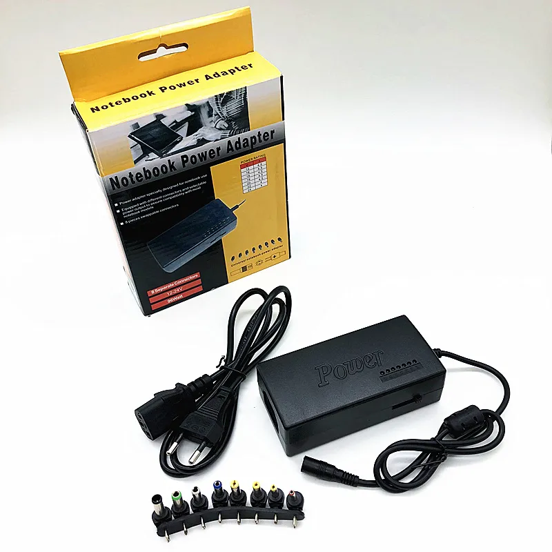 96W Universal Laptop Charger With 42 Tips – Comforhappy, Multi-Voltage, For Acer Dell HP Lenovo ASUS Samsung Sony