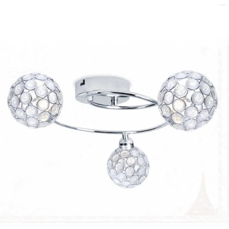 Deckenleuchten Nordic Crystal Chandelier Ventilador De Techo Bedside Aluminium Living Room Home Decoration Light Fans