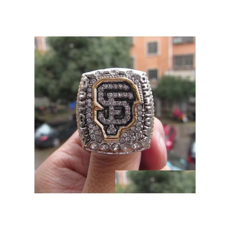 Bague de championnat Nts de San Francisco 2014, vente en gros, cadeau pour fans, livraison directe, Dhef0