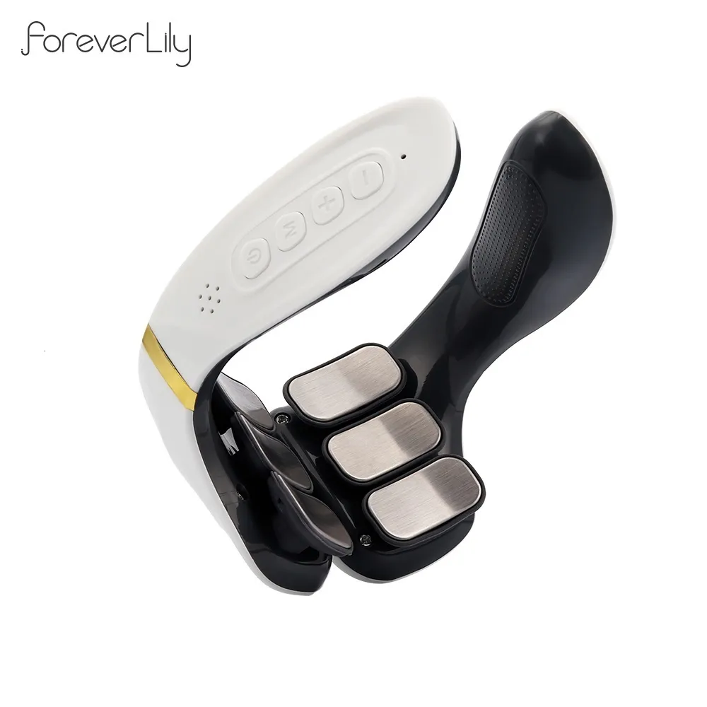 Hátmasszírozó 6 zónás nyakmasszírozó nyaki gerinc hátizom-lazító fájdalomcsillapító eszköz hatfejű kalapács_voghion.com