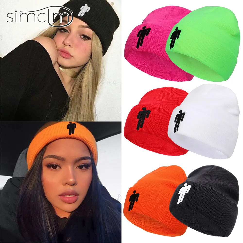 Beanieskull Caps Winter Cap Y2K Accessories Manhattar i Streetwear Beanies Sticked Solid Hat Beanie Caps Warmer Bonnet Casual grossist 230410