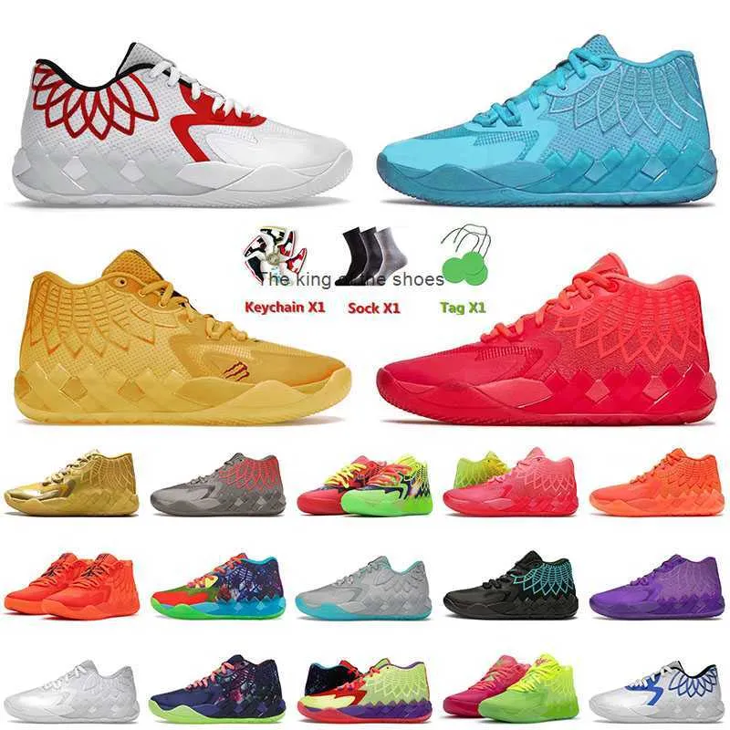 MB01Top Scarpe da pallacanestro da uomo LaMelo MB.01 BE You Roock Ridege Rick e Morthy Queen City Glaxy LO UFO Uomo Donna Outdoor Sneakers Scarpe da ginnastica