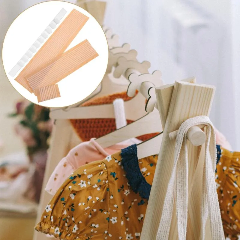 Storage Bags 100 Pcs Clothes Hangers Grip Strips Anti-skid Clothing Hanger Adhesive Grips