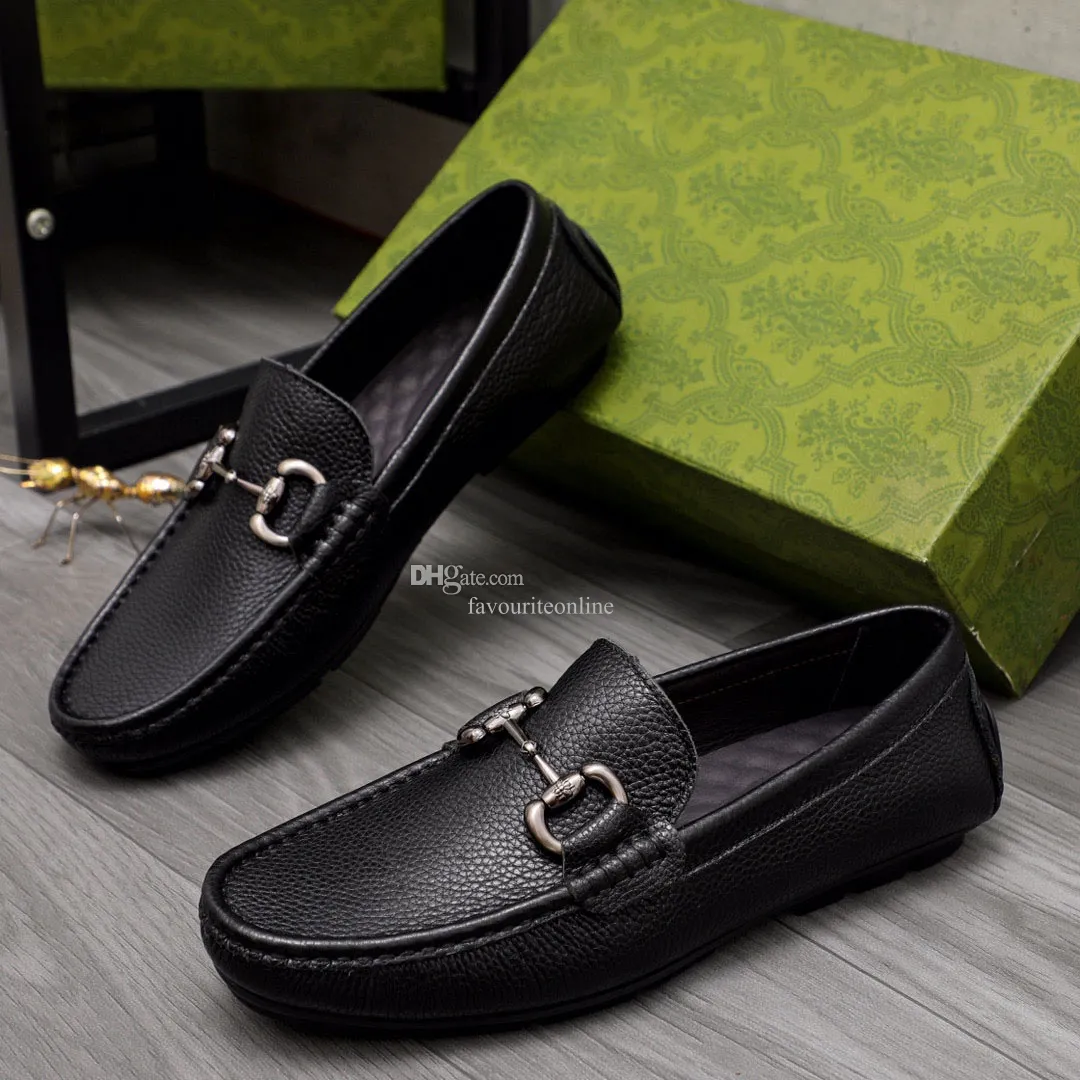 Mens Genuine Leather Slip On Business Dress Loafers Casual Suit Shoes From 60.
