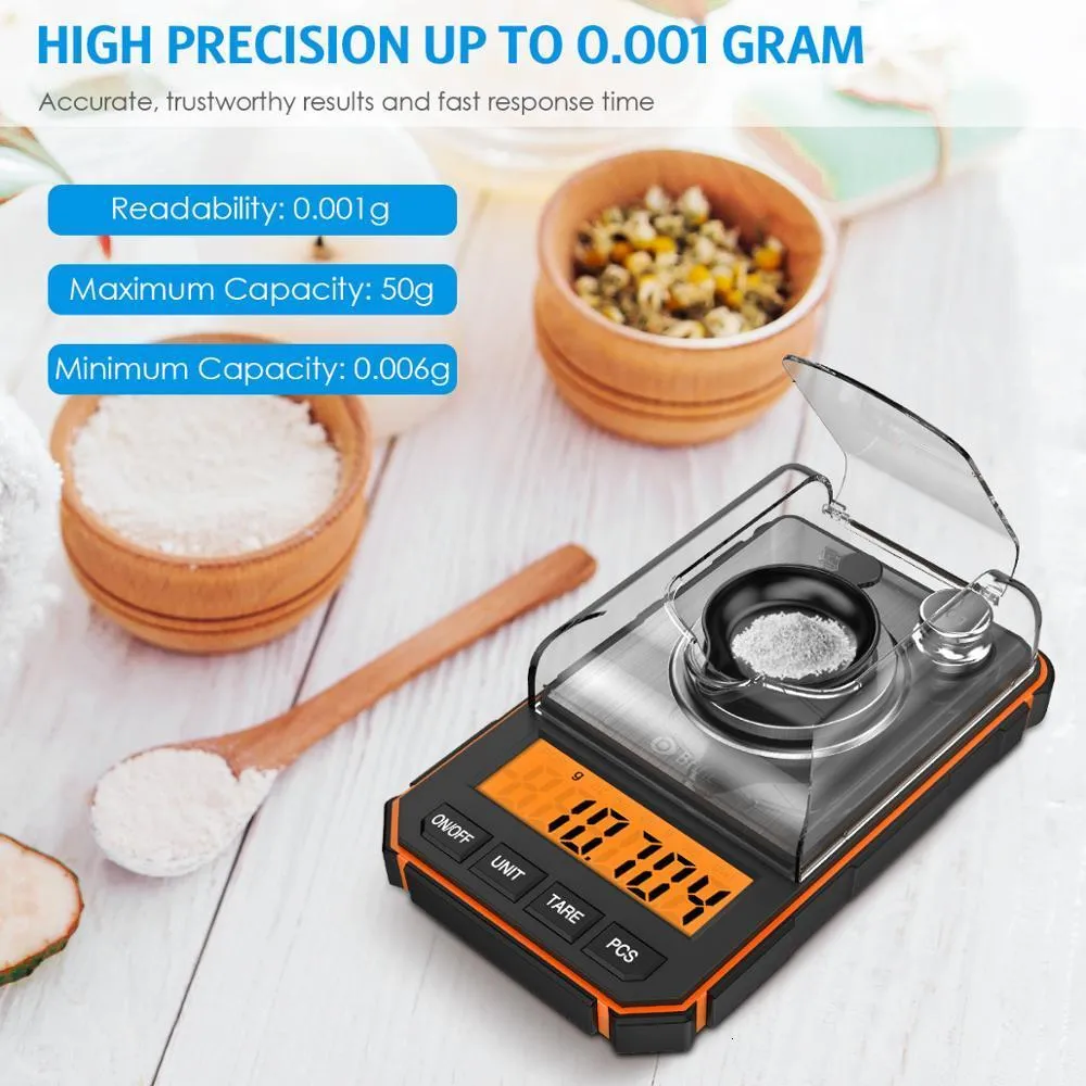 Precision 0.001g Digital Scale - Portable Milligram Scale