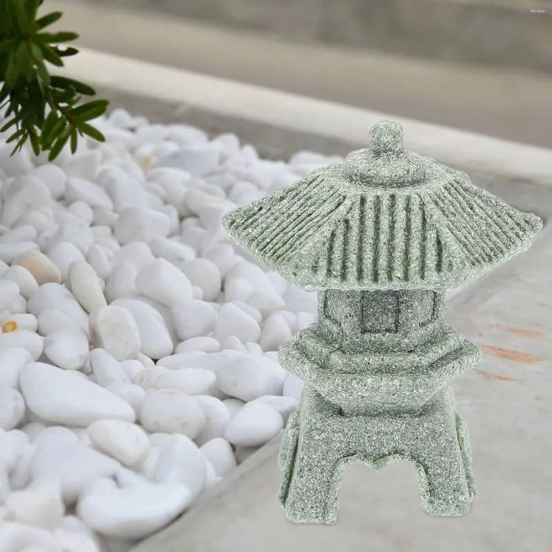 Decorazioni da giardino Decorazioni per la casa Decorazione per torre giapponese Mini ornamenti Bonsai Adornano Pagoda Statua Modello da tavolo