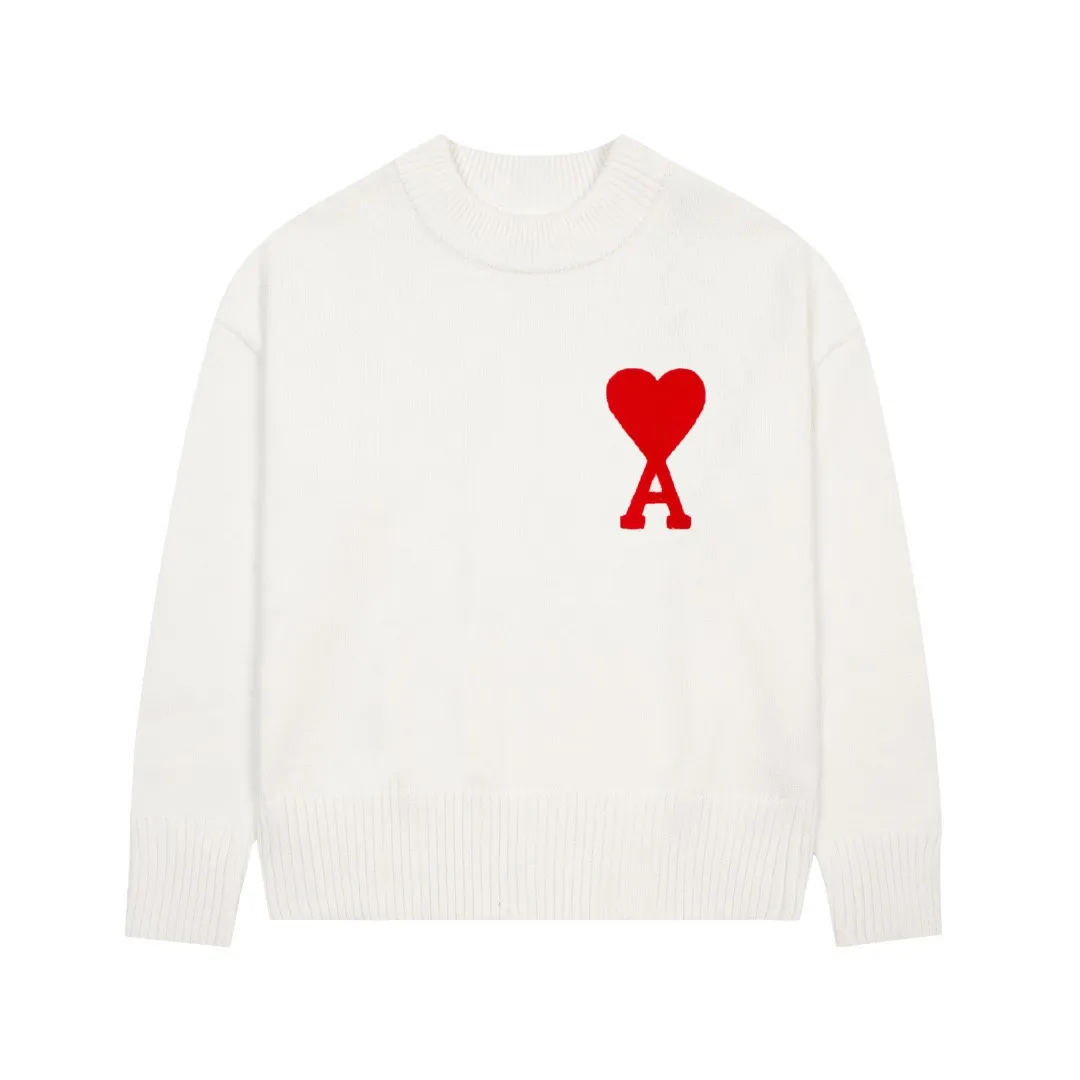 Ny AOP Jacquard -brev stickad tröja under hösten / vintern förvärvande stickmaskin E Anpassad JnLarged Detail Crew Neck Cotton #889