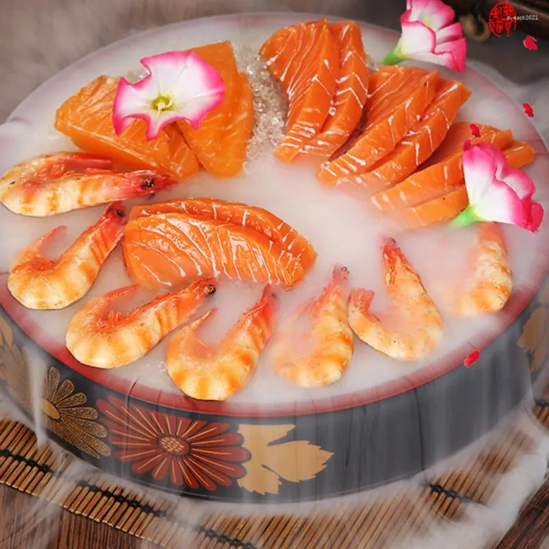 Serviessets Rijstkom Sushibord Bamboe Dienblad Vriezer Gel Chiller Abs Creatief servies