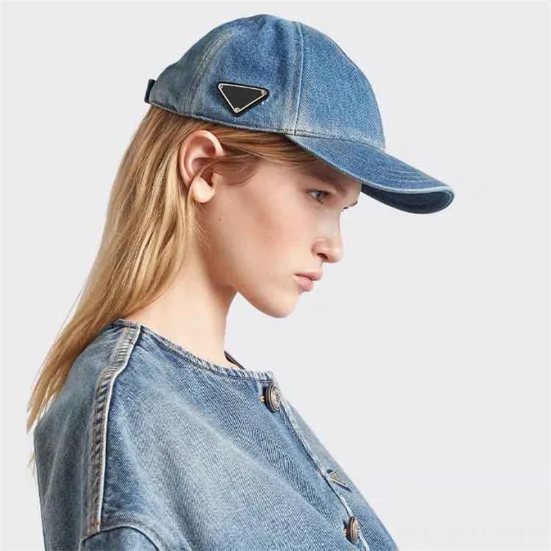 Tasarımcı Kovboy Beyzbol Kapağı Erkekler Kadın Moda Top Şapkaları Unisex Yaz Sunhats Açık Mekan Sıradan Kapaklar Denim Şapka Yüksek Kalite