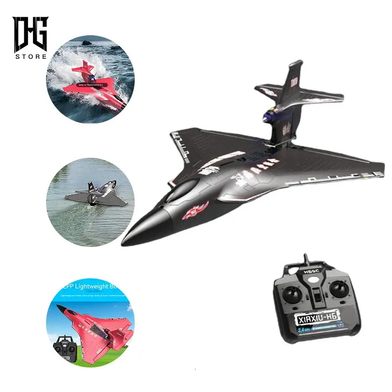 ElectricRC Aircraft Land Water And Air H650 Fixed Wing Foam Waterproof Aircraft Brushless Motor Remote Control Electric Model Aircraft Toys 231110