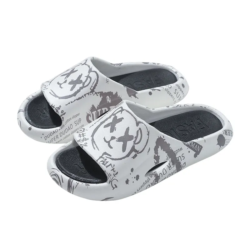 Stylish Unisex Outdoor Halloween Slippers 2023 Collection In Blue