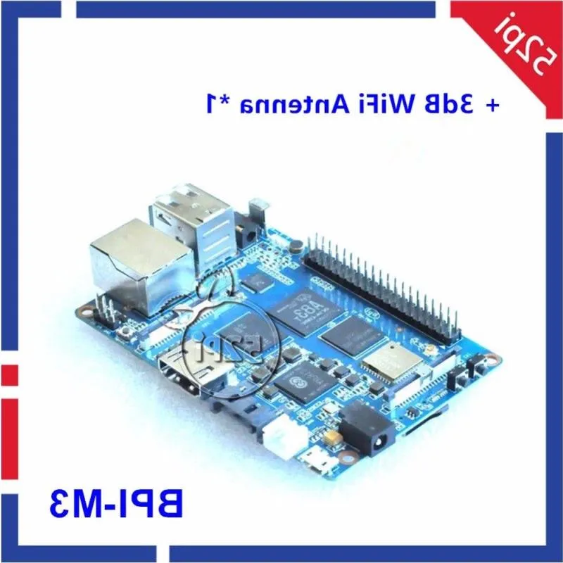 Бесплатная доставка Banana Pi M3 BPI-M3 A83T Восьмиядерный (8-ядерный) 2 ГБ ОЗУ с Wi-Fi etooth40 Демо-версия с открытым исходным кодом Одноплатный Miuvh