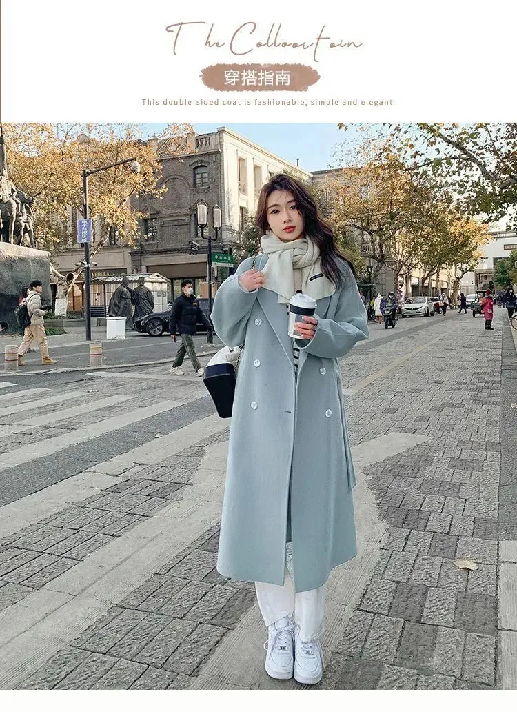 Asymmetrical winter long wool coat 4589 Asymmetrical winter long wool coat 4589