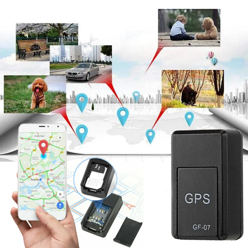 Magnetic Mini GPS Tracker Real Time Car Locator Anti Theft GSM GPRS ...