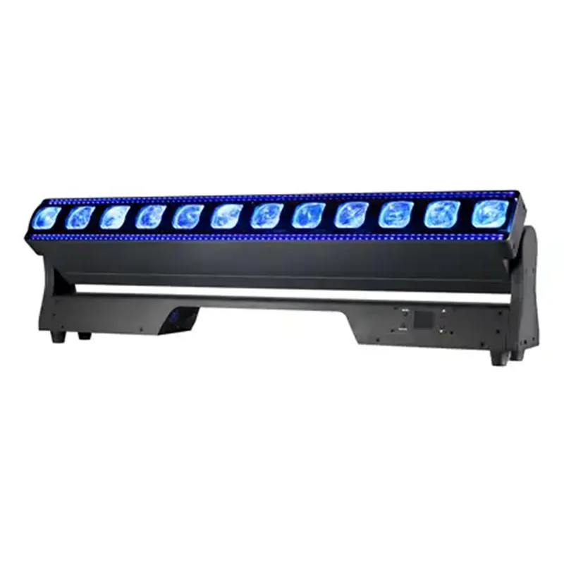 6PCS 12*40W RGBW LED 픽셀 줌 이동 헤드 빔 커튼 매트릭스 배경 스캔 DJ 디스코 나이트 클럽 웨딩 스테이지 조명