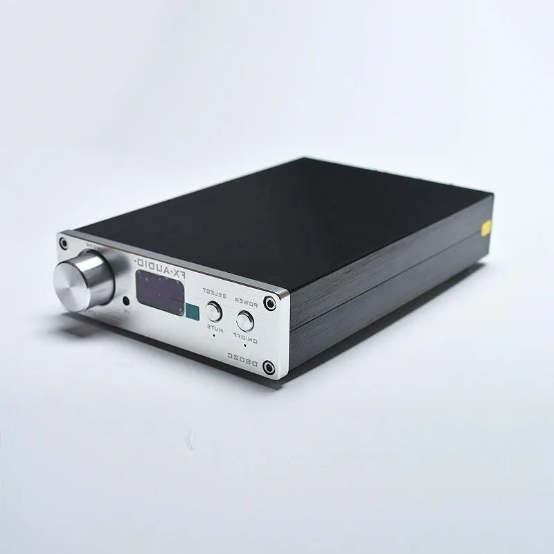 Freeshipping FX-Audio D802 Remote Control Input USB/Coaxial/Optical HiFi 20 Pure Digital Audio Amplifier 24Bit/192KHz 80W 80W OLED Dis Bkhw