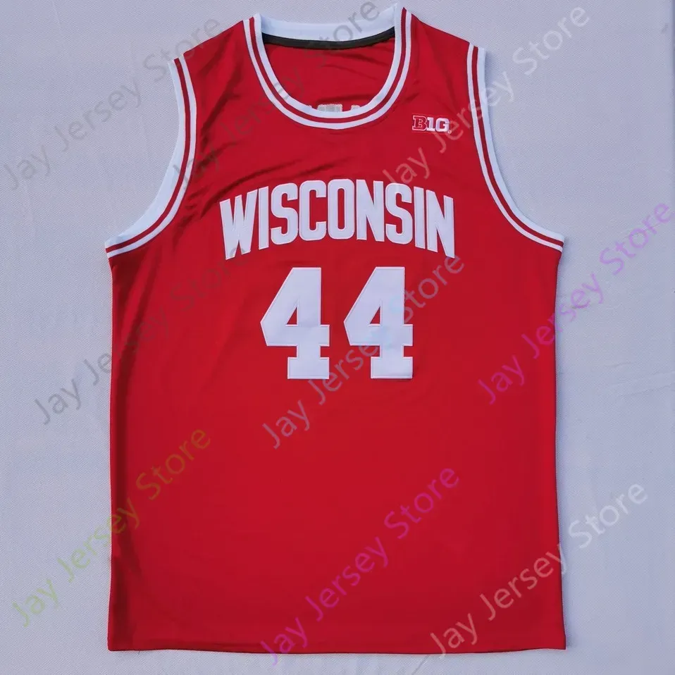 Wisconsin Badgers Basketball Jersey NCAA College Nate Reuvers Brad Davison Tyler  Ben Carlson Jonathan Davis Lorne Bowman II Crowl King