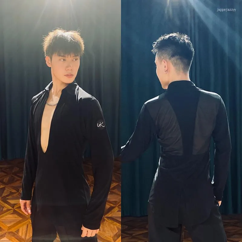 long sleeve dance top