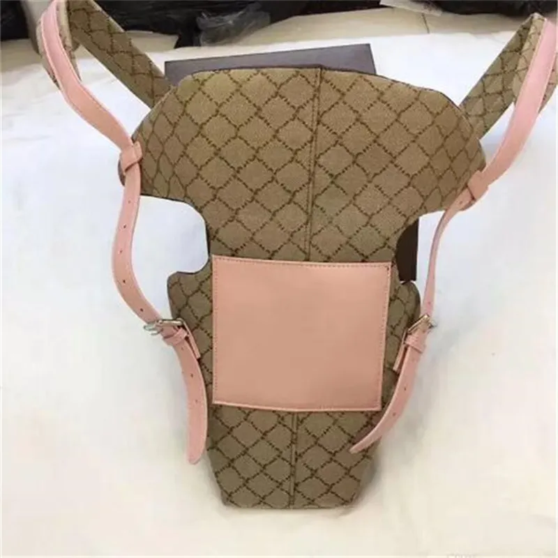 Designer Baby Bag Front Strap Grid Kids Carriers Mode Multifunktions-Sicherheitsrucksäcke neugeborene Mutter Mama Umstandspflege Handtasche