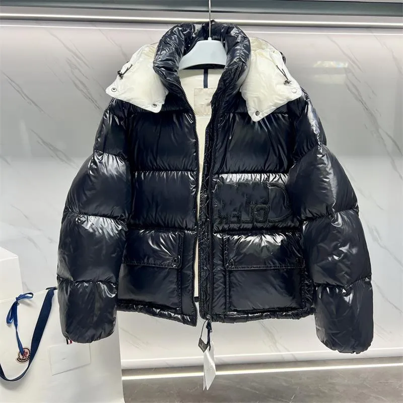 Lun 2023Giubbotti moda uomo nuovo piumino invernale plus size Parka addensare cappotto caldo uomo stand tinta unita casual Parka regalo di Natale